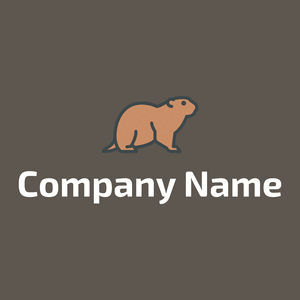 Groundhog logo on a Masala background - Abstrakt