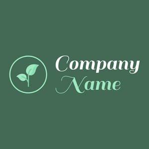 Plant based logo on a Stromboli background - Abstract