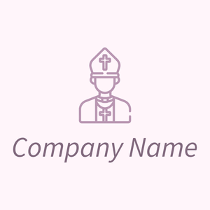 Pope on a Lavender Blush background - Architektur