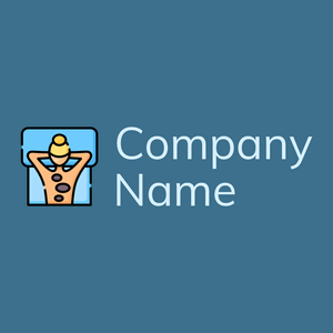 Massage logo on a Calypso background - Spa & Estética