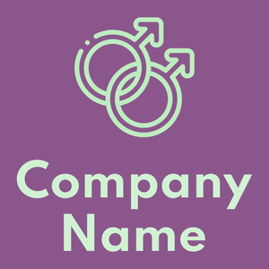 Gay logo on a Affair background - Partnervermittlung