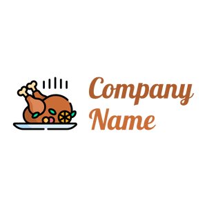 Thanksgiving logo on a White background - Abstract
