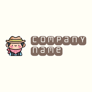 Cowboy Kid logo on a Ivory background - Abstracto