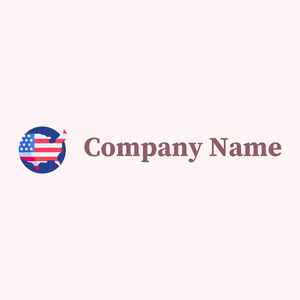 Usa Continent on a Snow background - Abstrait