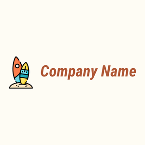 Surf logo on a Floral White background - Communauté & Non-profit