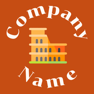 Colosseum logo on a Harley Davidson Orange background - Agriculture