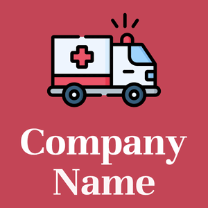 Ambulance on a Sunset background - Medical & Farmacia