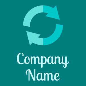 Turquoise Blue Repeat on a Teal background - Categorieën