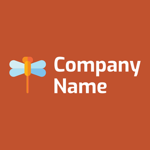 Dragonfly logo on a Trinidad background - Animales & Animales de compañía