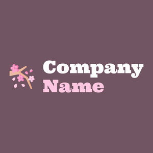 Pink Sakura logo on a Falcon background - Bloemist
