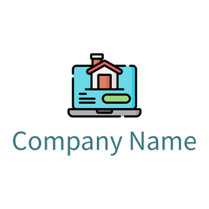 Real estate logo on a White background - Real Estate & Mortgage