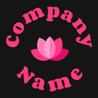 Lotus logo on a Nero background - Fiori