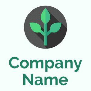 Herbal logo on a Mint Cream background - Fiori