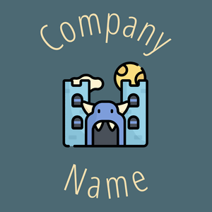Haunted house logo on a Tax Break background - Arquitetura