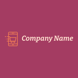 Online shop logo on a Rouge background - Gemeenschap & Non-Profit