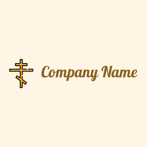 Orthodox logo on a Floral White background - Abstract
