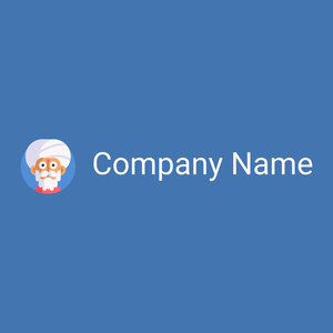 Guru logo on a Steel Blue background - Religious