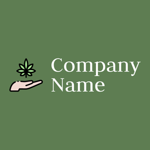 Cannabis logo on a Glade Green background - Medical & Pharmaceutical
