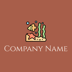 Marine logo on a Crail background - Animales & Animales de compañía