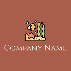 Marine logo on a Crail background - Dieren/huisdieren