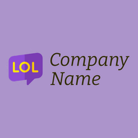 Lol logo on a Biloba Flower background - Jeux & Loisirs