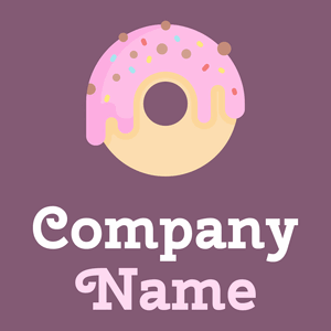 Cotton Candy Donut on a Trendy Pink background - Alimentos & Bebidas