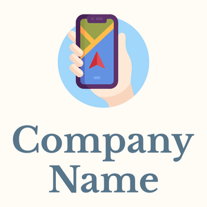 Gps logo on a Floral White background - Comunicaciones