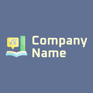 Math logo on a Waikawa Grey background - Educación