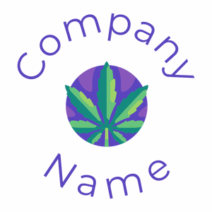 Cannabis logo on a White background - Domaine de l'agriculture