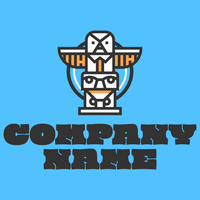 Logotipo de tótem búho - Animales & Animales de compañía