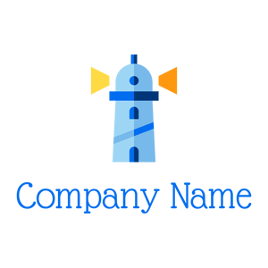 Lighthouse logo on a White background - Arquitetura