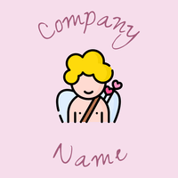 Cupid logo on a Cherub background - Rencontre