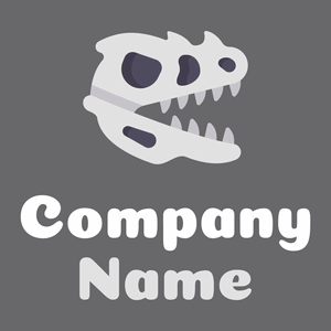 Dinosaur skull logo on a Scarpa Flow background - Dieren/huisdieren