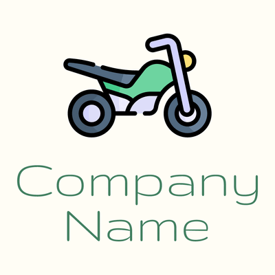 Motorcycle on a Floral White background - Vendas