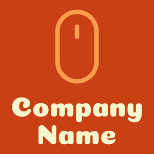 Mouse logo on a Harley Davidson Orange background - Tiere & Haustiere