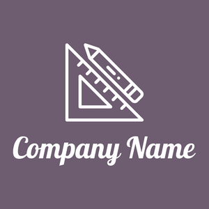 Design tool logo on a Rum background - Educación