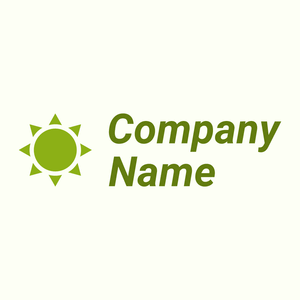 Sun logo on a Ivory background - Abstract