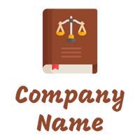 Law book logo on a White background - Affari & Consulenza
