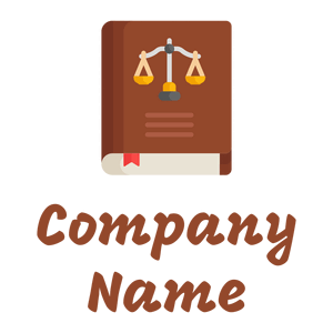 Law book logo on a White background - Empresa & Consultantes