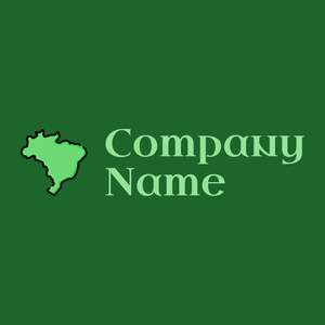 Brazil logo on a Camarone background - Viajes & Hoteles