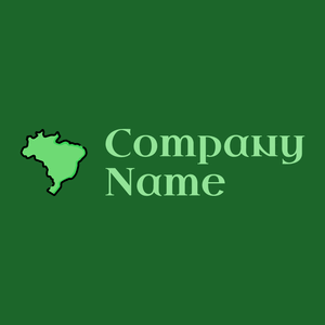 Brazil logo on a Camarone background - Viaggi & Alberghi