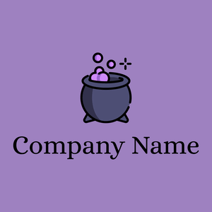 Pot logo on a Cold Purple background - Arte & Intrattenimento