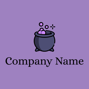 Pot logo on a Cold Purple background - Divertissement & Arts