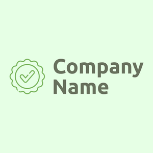 Check logo on a Honeydew background - Abstrato