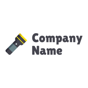 Flashlight logo on a White background - Construction & Outils