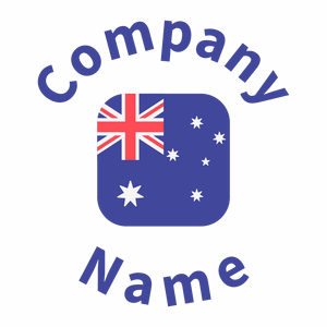 Australia on a White background - Abstrait