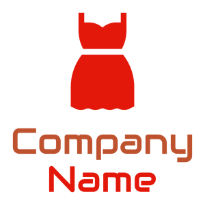 Dress logo on a White background - Abstracto