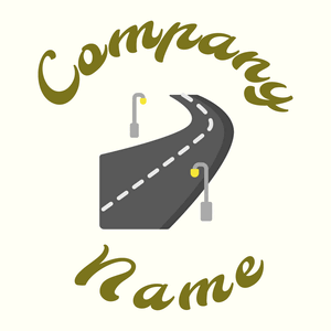 Road logo on a Ivory background - Automobile & Véhicule