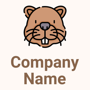 Feldspar Beaver on a Seashell background - Animaux & Animaux de compagnie