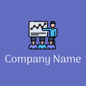 Analysis logo on a Blue background - Business & Consulting